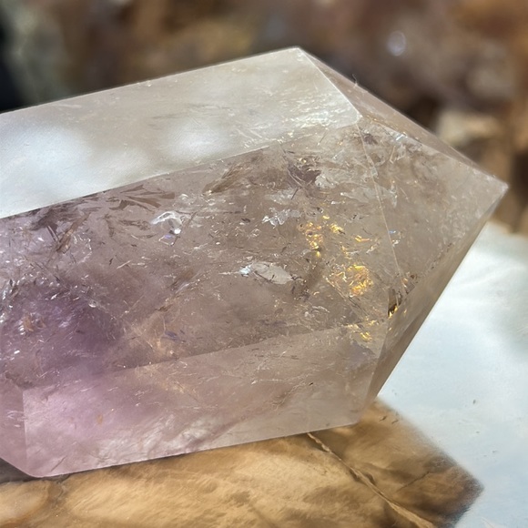 🎄SALE🎄Amethyst DT Crystal Point With Rainbow! - Picture 6 of 11